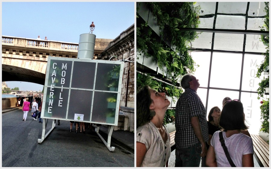 Temporary expo space: this one on hanging plants and urban green